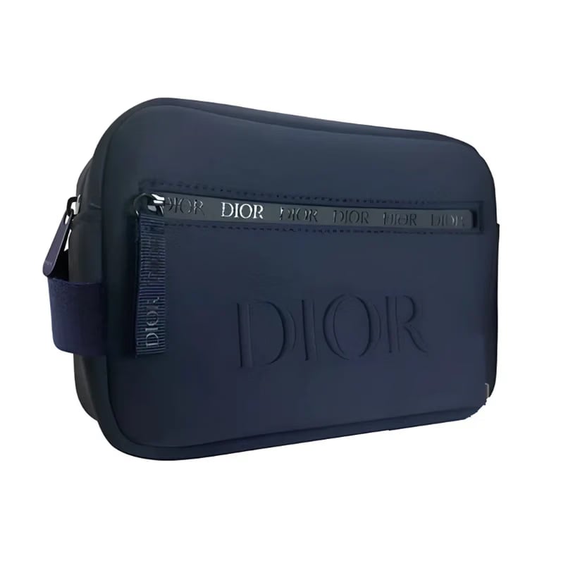 Dior Navy Wash Bag Toiletry Pouch