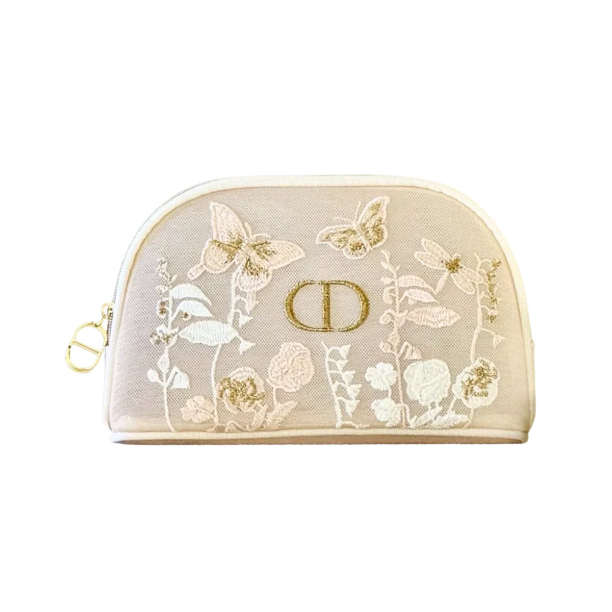 Dior Beauty Embroidered Butterflies And Dragonflies Makeup Pouch