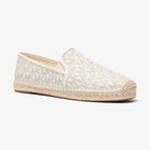 Michael Kors Hastings Signature Logo Slip-On Espadrille Vanilla