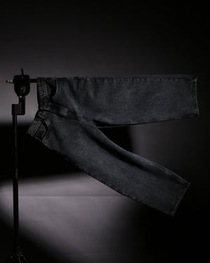 Black Wash Baggy Denim