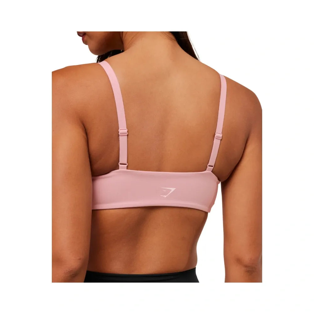 Gymshark Twist Front Bralette - Light Support Cloud Pink