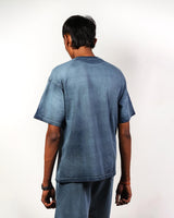 Ocean Blue // Box fit Oversized Unisex T-shirt - dawntown