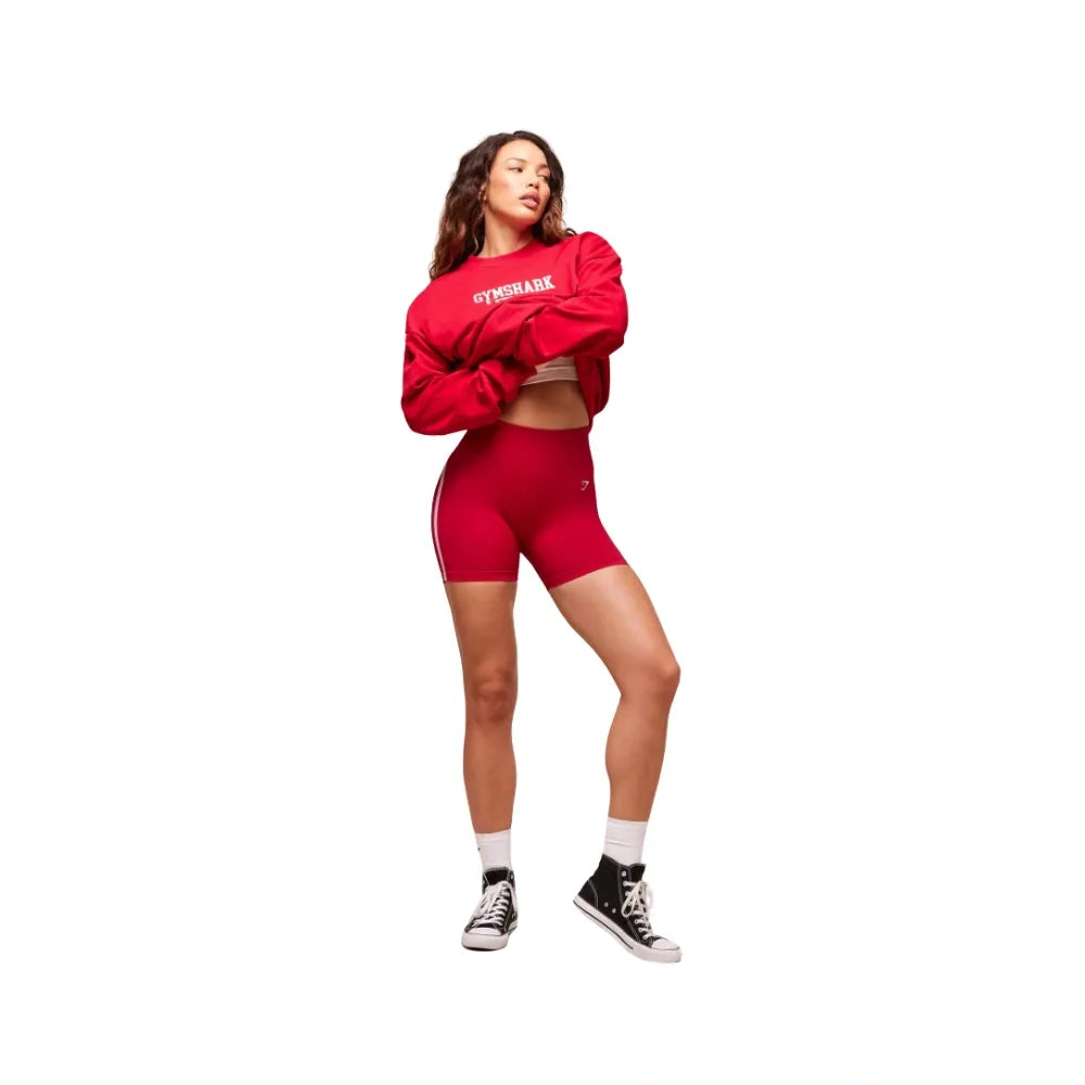Gymshark Varsity Graphic Pullover Conditioning Red