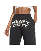 Gymshark Heavy Duty Graphic Loopback Jogger Black