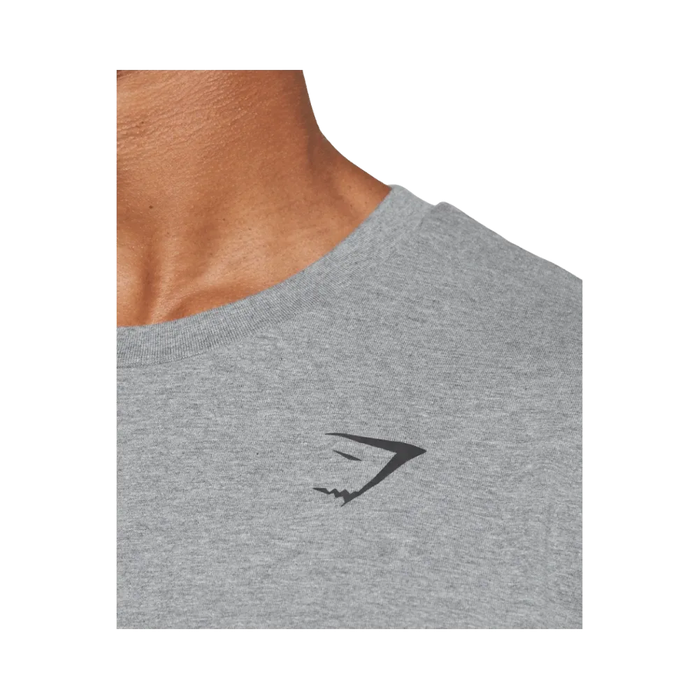Gymshark Essential Oversized T-Shirt Charcoal Grey Marl