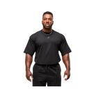 Gymshark Power T-Shirt Oversized Fit Black/Brand Blue
