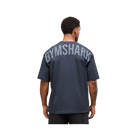 Gymshark Power T-Shirt Oversized Fit Heavy Blue