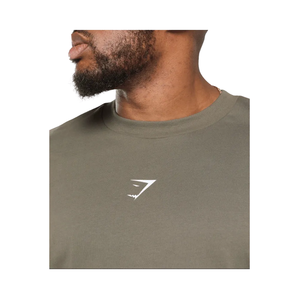 Gymshark Training Dept. T-Shirt Oversized Fit Camo Brown