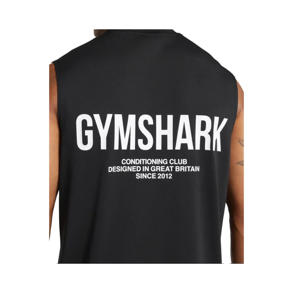 Gymshark Conditioning Club Tank Oversized Fit Black