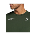 Gymshark Conditioning Club Oversized T-Shirt Trail Green