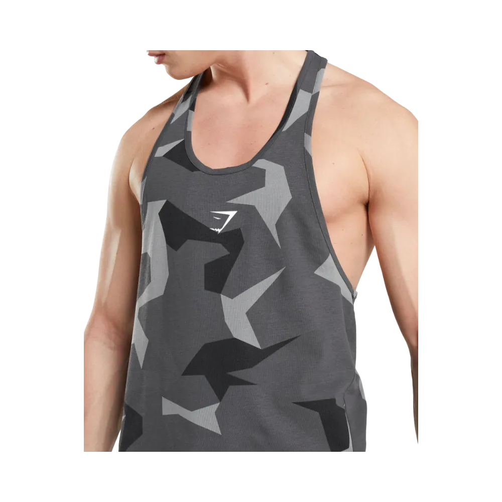 Gymshark Critical Stringer Slim Fit Black Print