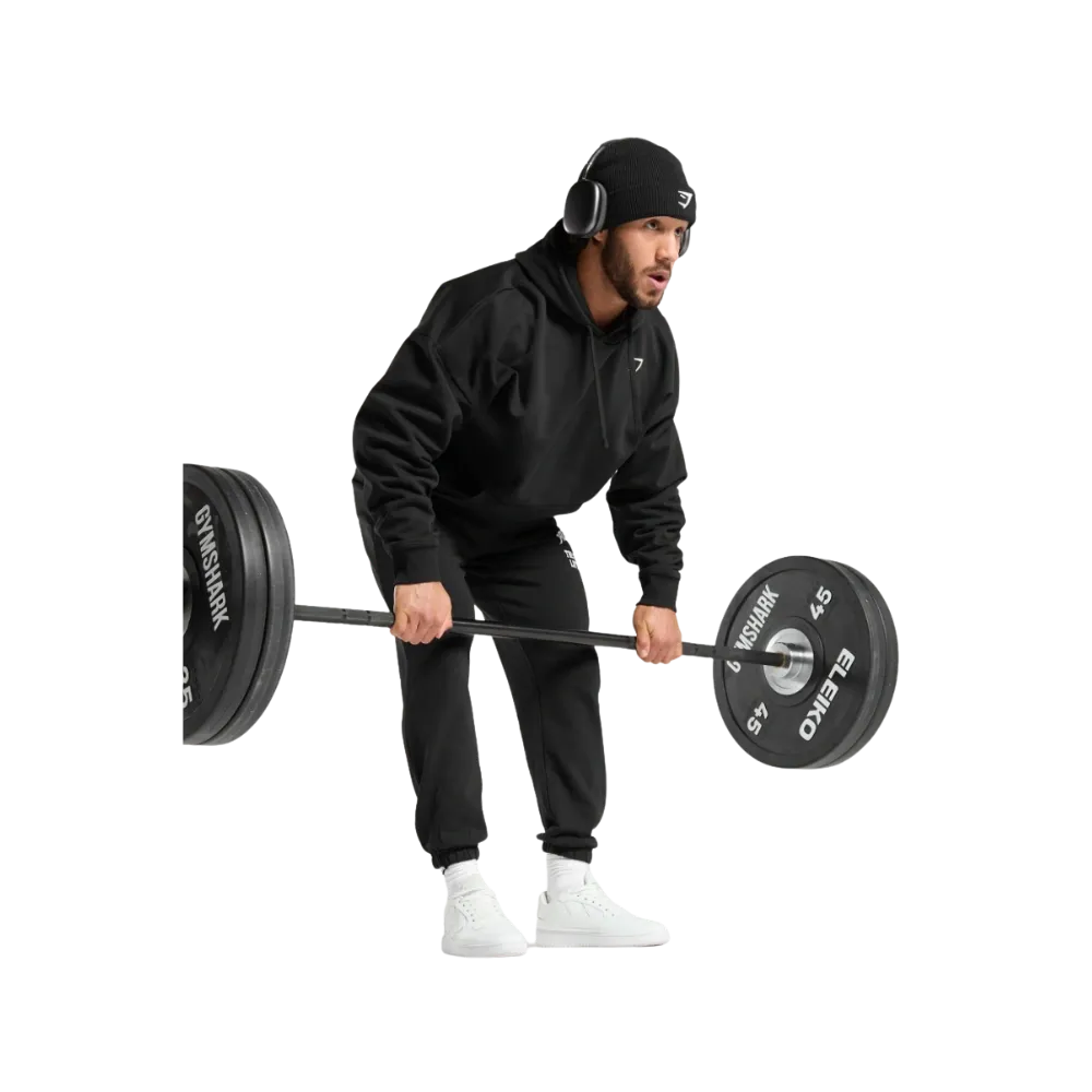 Gymshark Heavy Duty Apparel Hoodie Oversized Fit Black