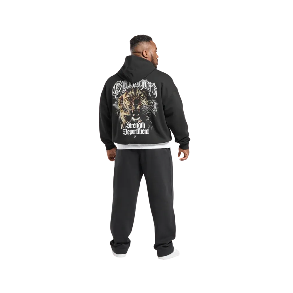 Gymshark Strength Department Animal Oversized Hoodie Black