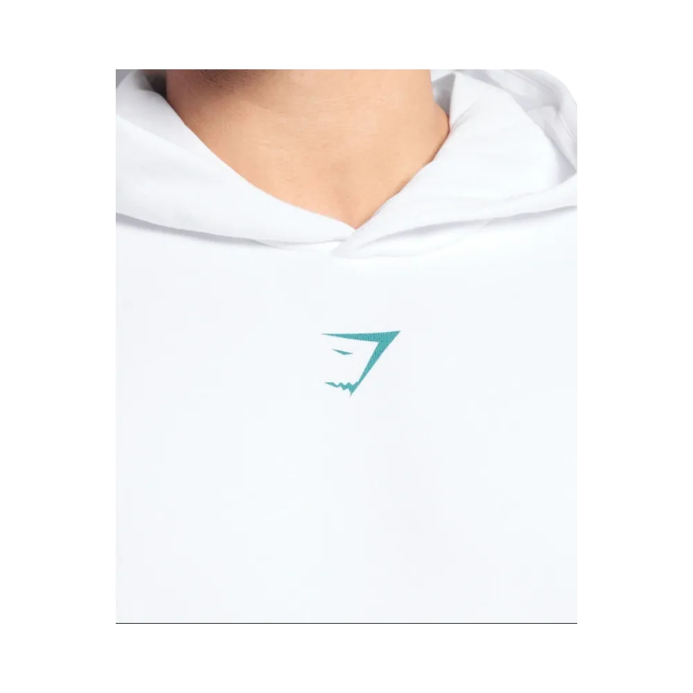 Gymshark Lifting Club Hoodie Oversized Fit White