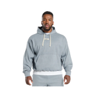 Gymshark Heavyweight Rib Hoodie Oversized Fit Denim Grey