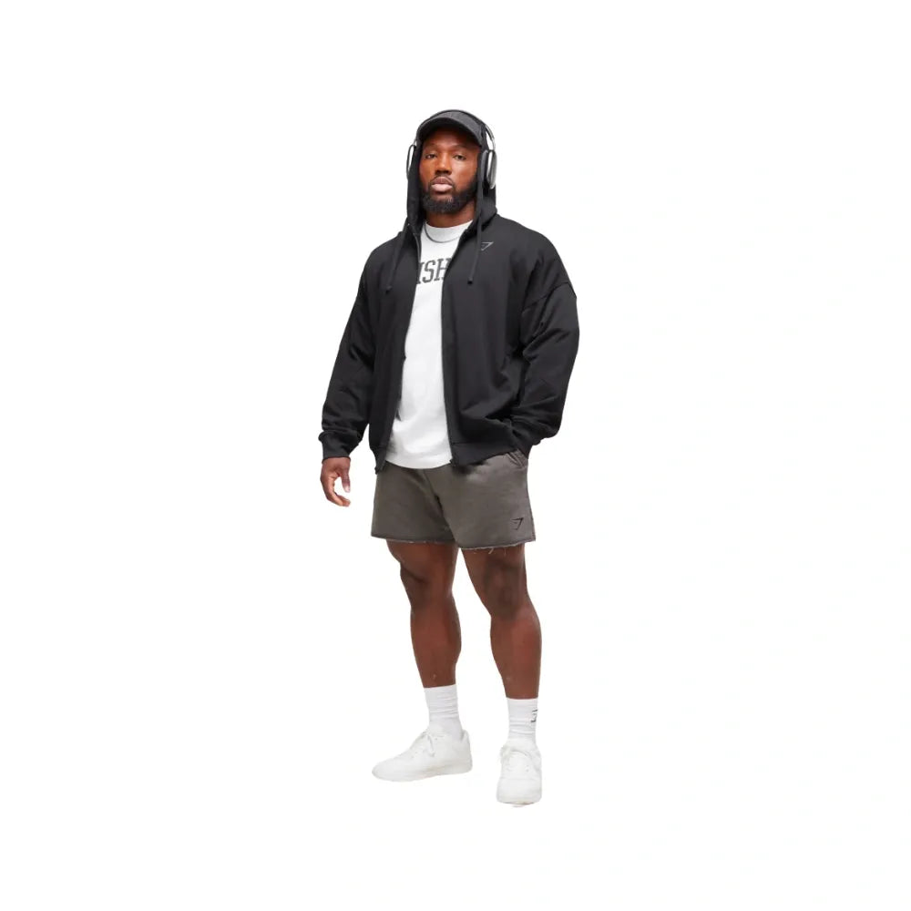 Gymshark Heritage 5" Shorts Regular Fit Onyx Grey