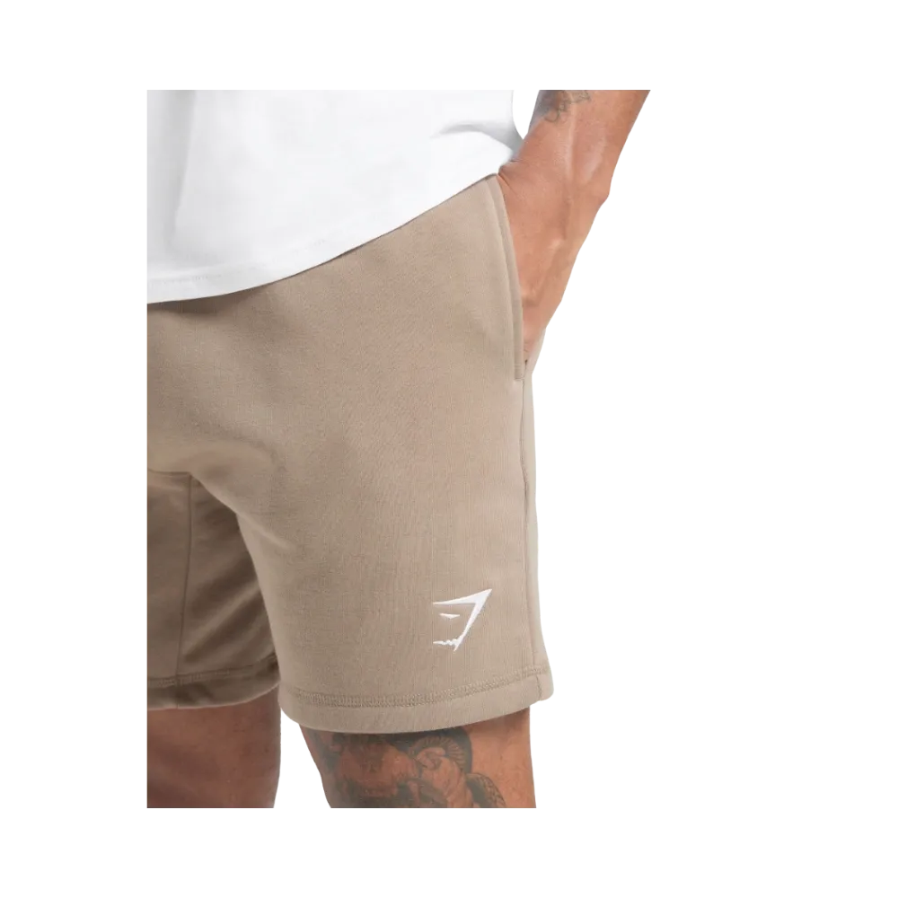 Gymshark Crest 7" Shorts Slim Fit Lifestyle Brown