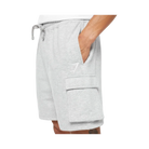 Gymshark Crest Cargo 7" Shorts Slim Fit Light Grey Marl