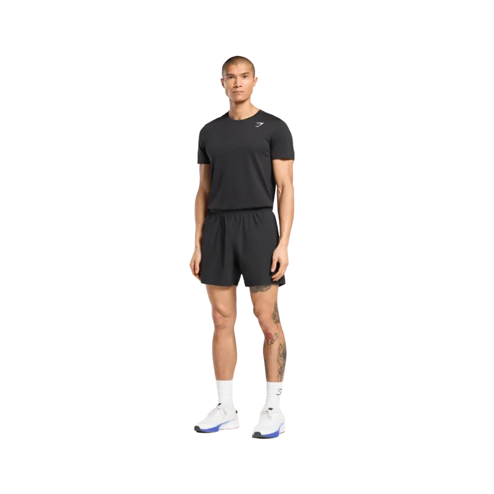 Gymshark Hybrid 6" Shorts Slim Fit Black