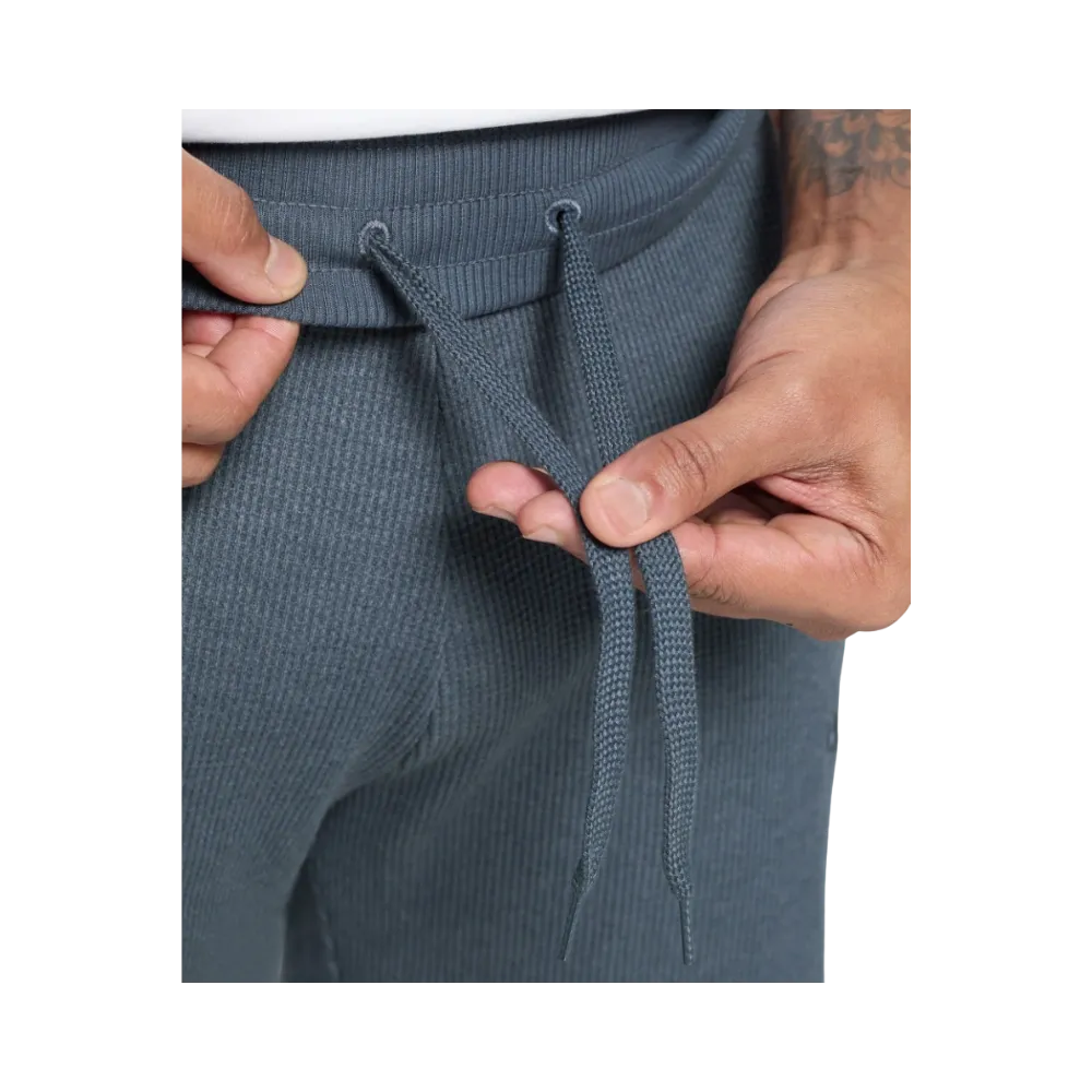 Gymshark Waffle Shorts Oversized Fit Titanium Blue