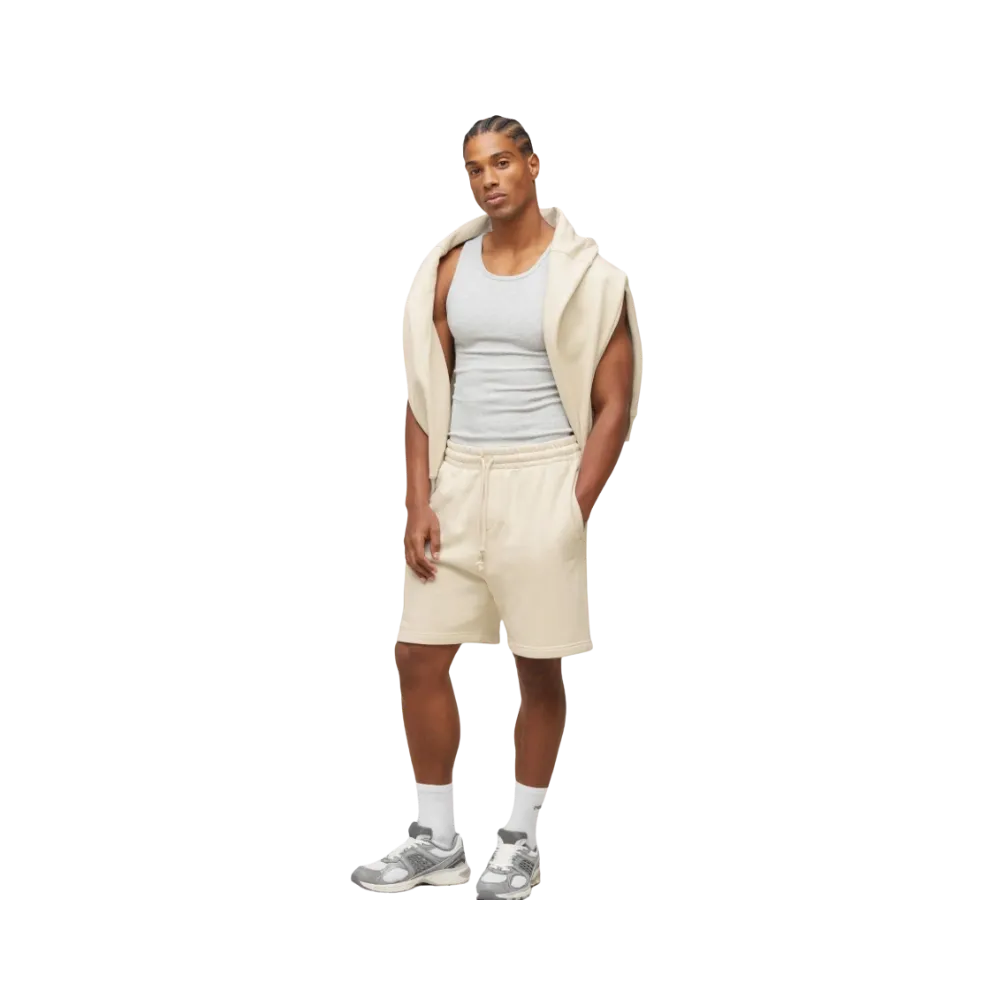 Gymshark Everywear Sweat Shorts Regular Fit Oat White