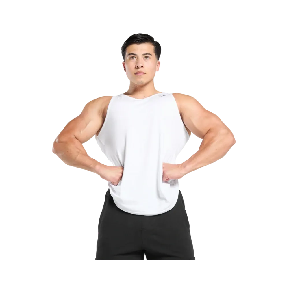 Gymshark Critical Tank Slim Fit White