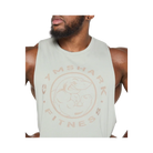 Gymshark Legacy Drop Arm Tank Slim Fit Stone Grey