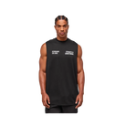 Gymshark GFX Conditioning 5 OS Synthetic Cut Off Oversized Fit Black