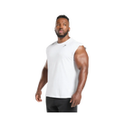 Gymshark Critical Cut Off Tank Slim Fit White