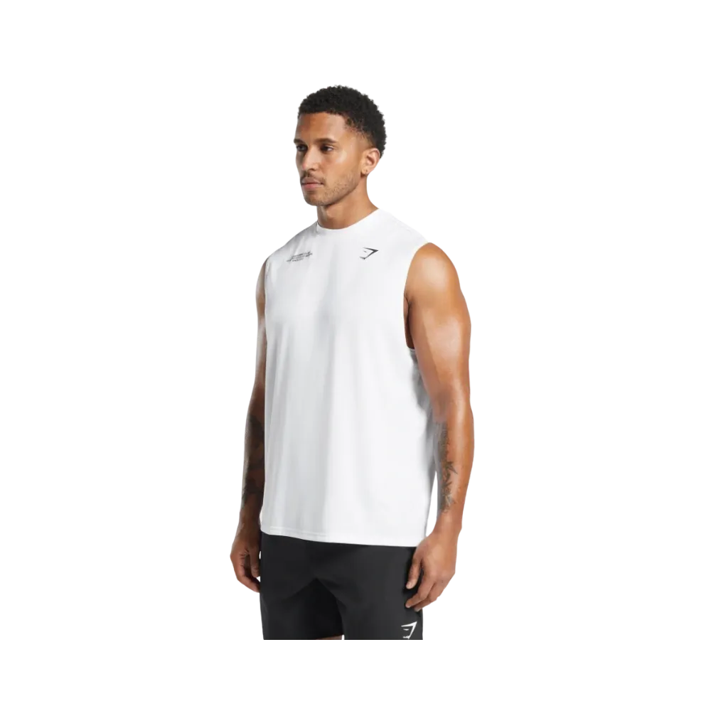 Gymshark Conditioning Club Tank Oversized Fit White