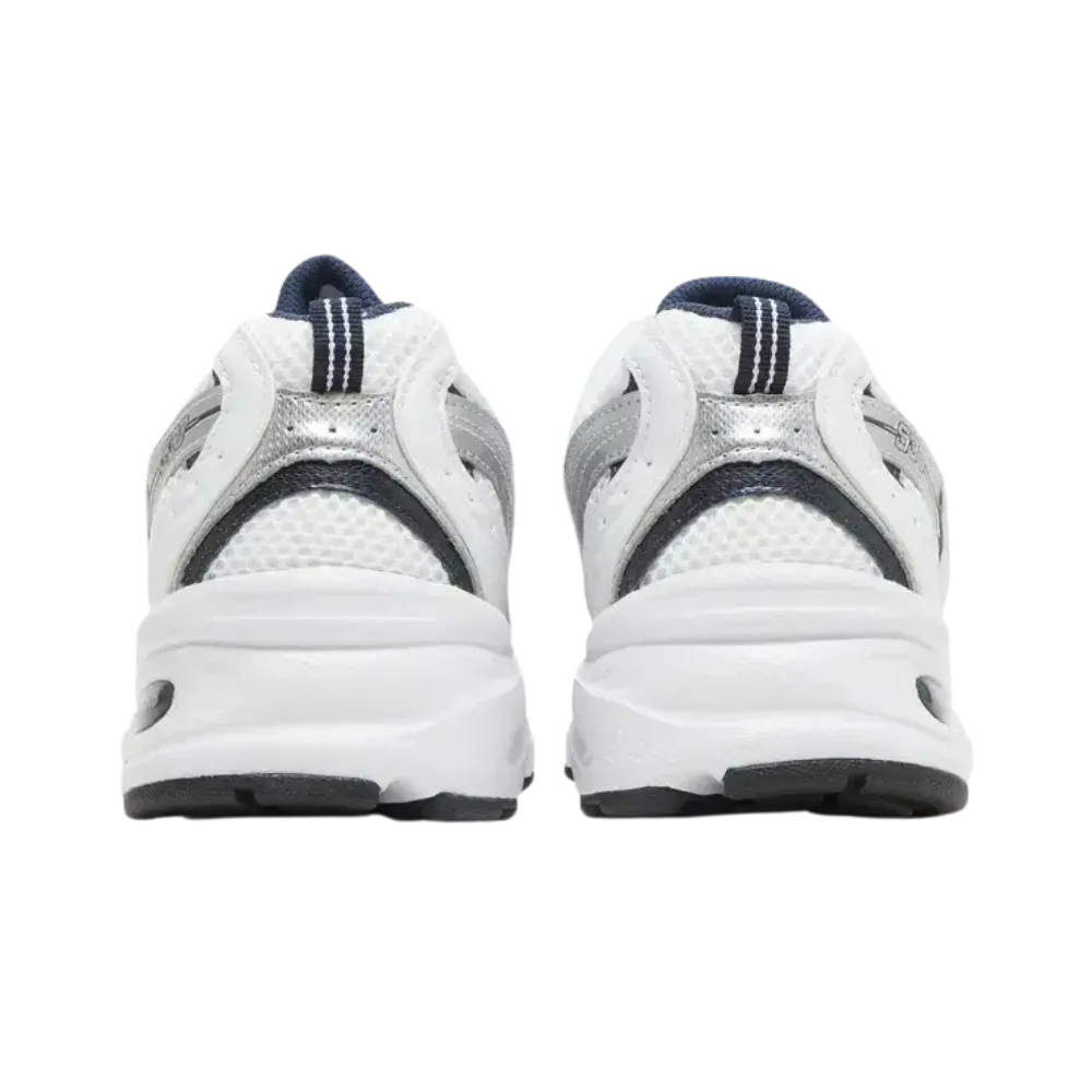 New Balance 530 White Silver Navy