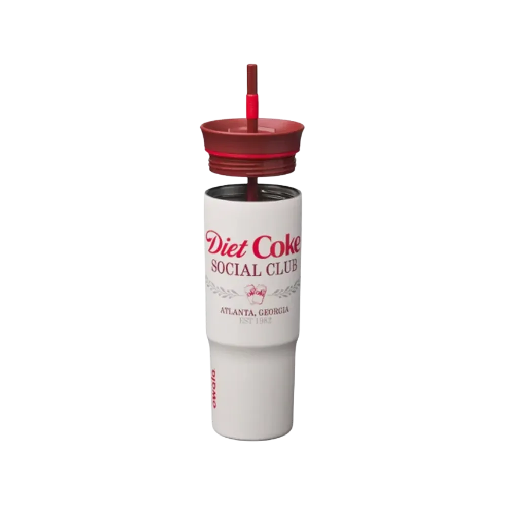 Owala x Diet Coke 24oz Special Edition Stainless Steel Straw Tumbler Diet Coke Social Club