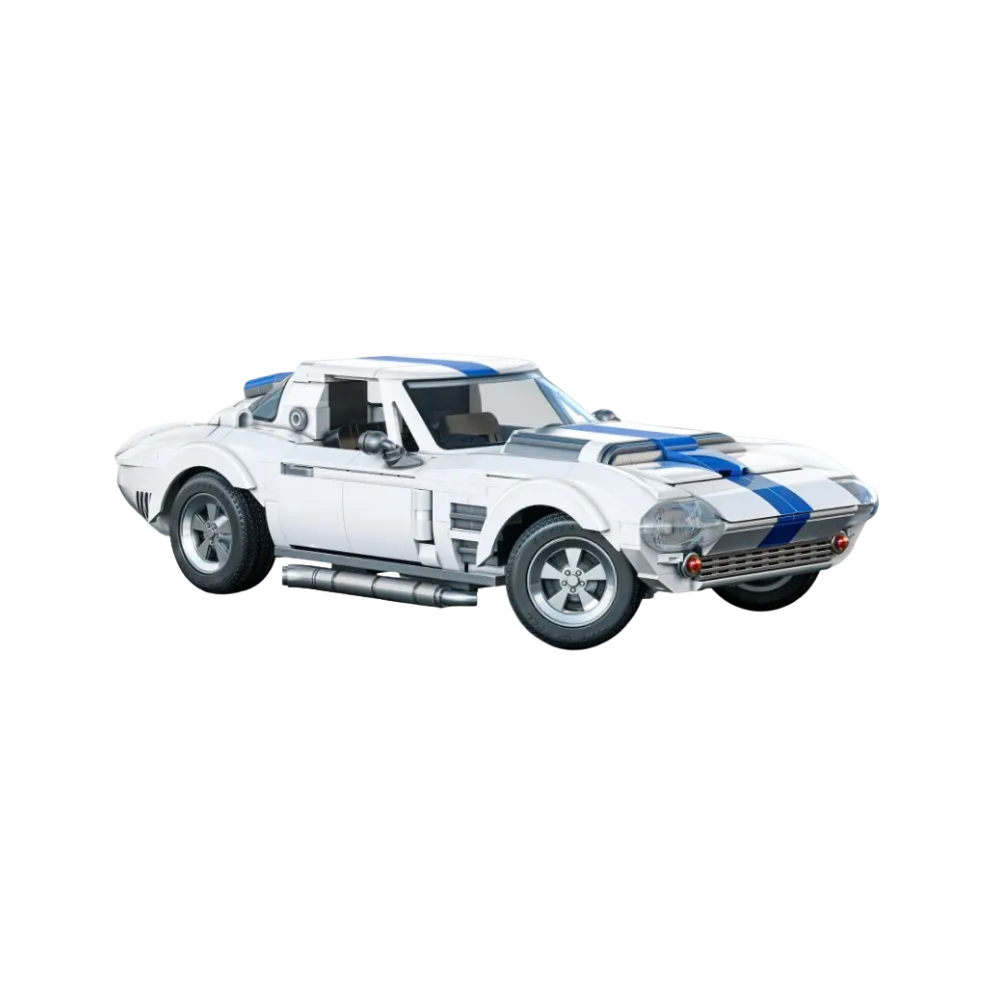 Mattel Brick Shop Hot Wheels Corvette Grand Sport Building Set