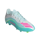 Adidas F50 Messi League Firm Multi Ground Soccer Cleats Kids Flash Aqua