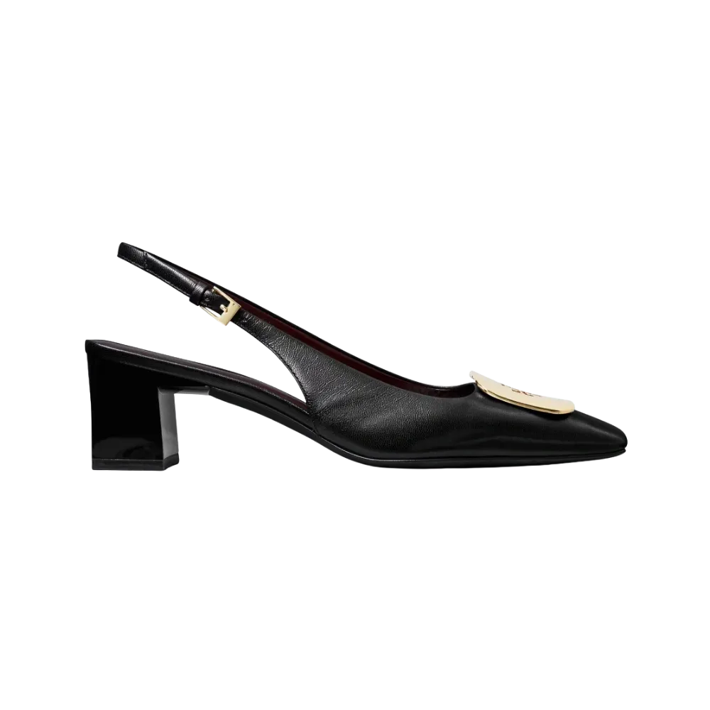 Tory Burch Georgia Slingback Perfect Black