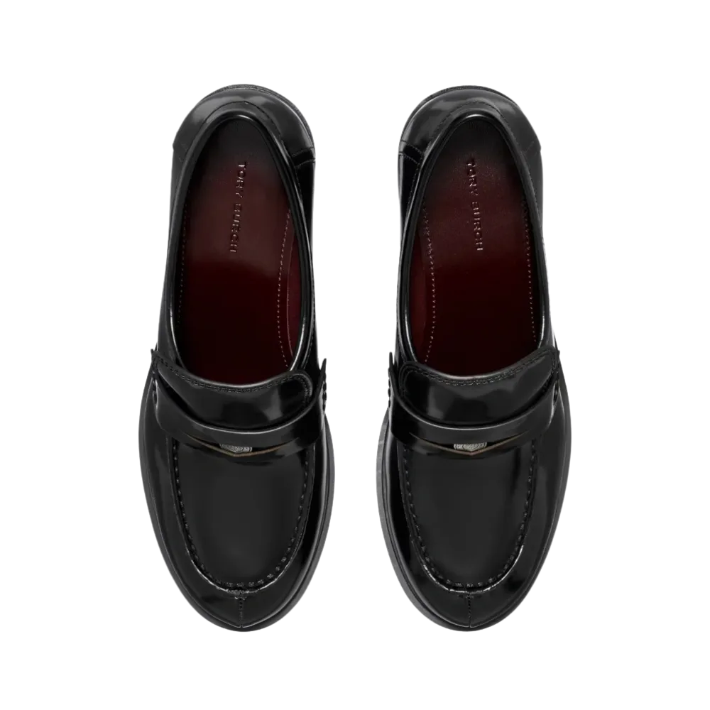 Tory Burch Classic Heeled Lug Loafer Perfect Black