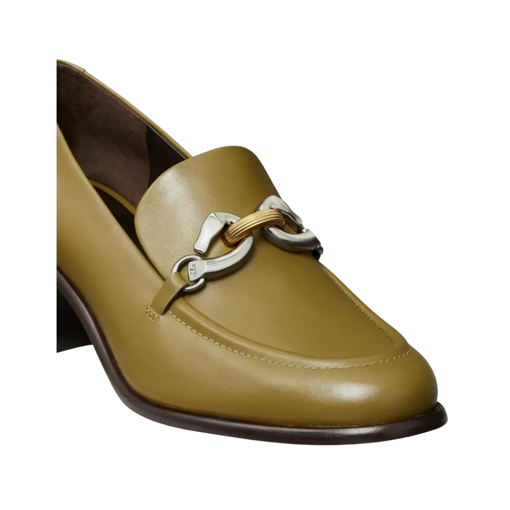 Tory Burch Jessa Heeled Loafer Ramure Green