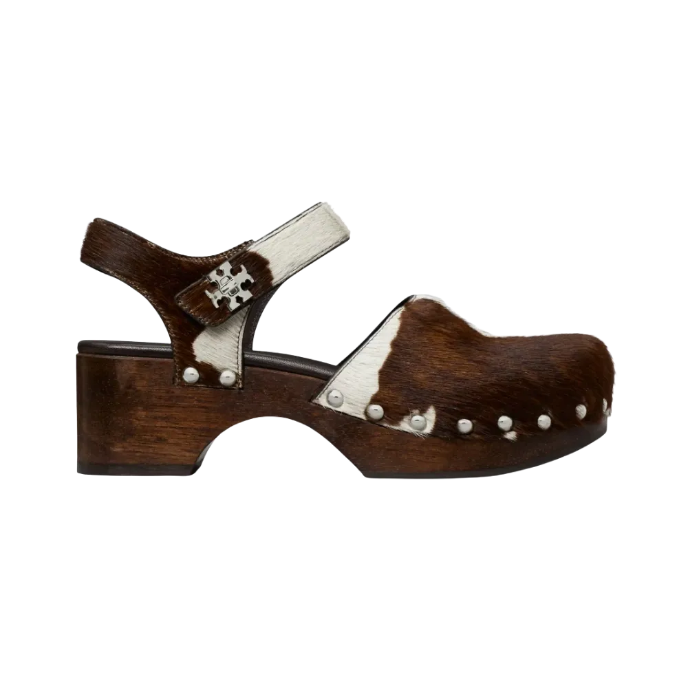 Tory Burch Turnlock Clog Mocha Brown