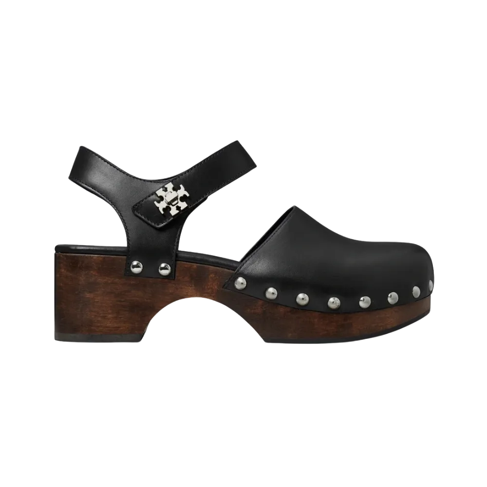 Tory Burch Turnlock Clog Perfect Black