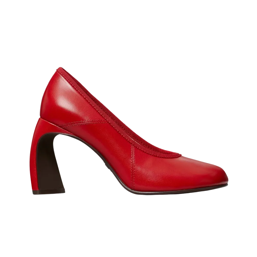 Tory Burch Peep-Toe Pump Red Sky