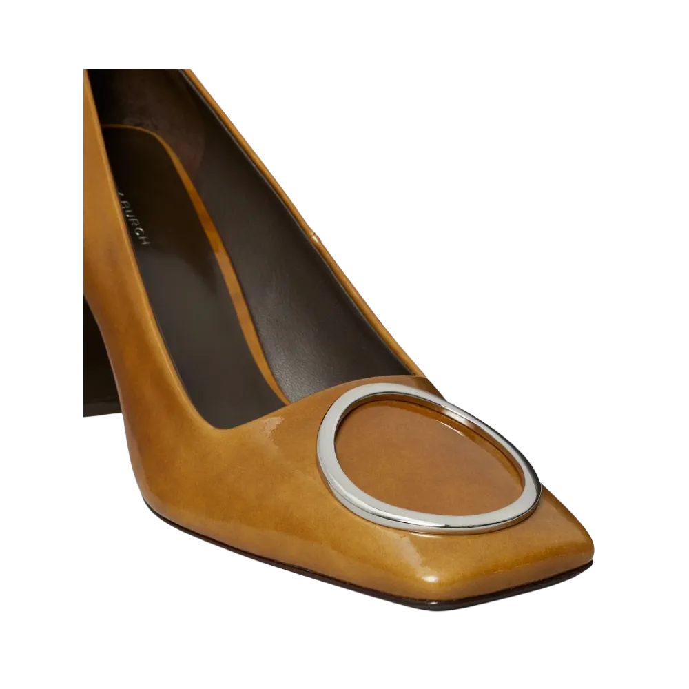 Tory Burch Ring Pump Caramel Tan
