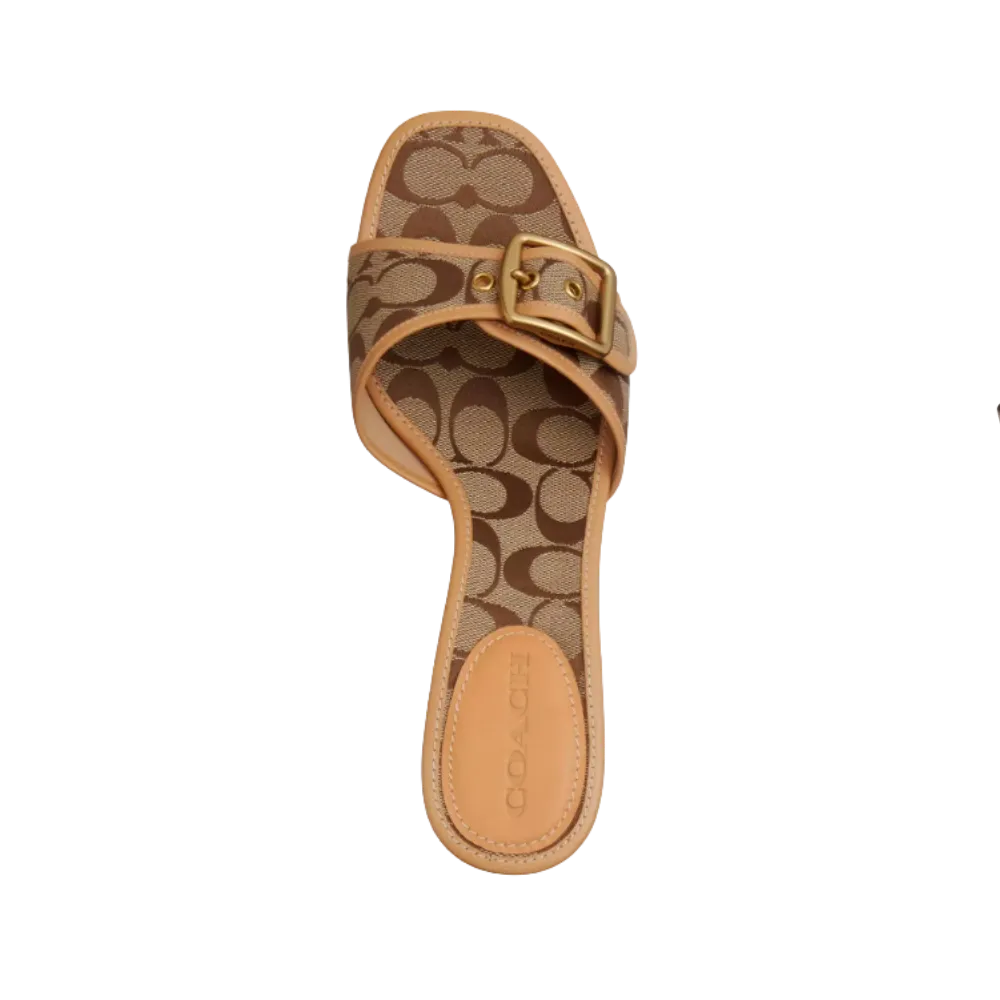 Coach Margot In Signature Jacquard Khaki