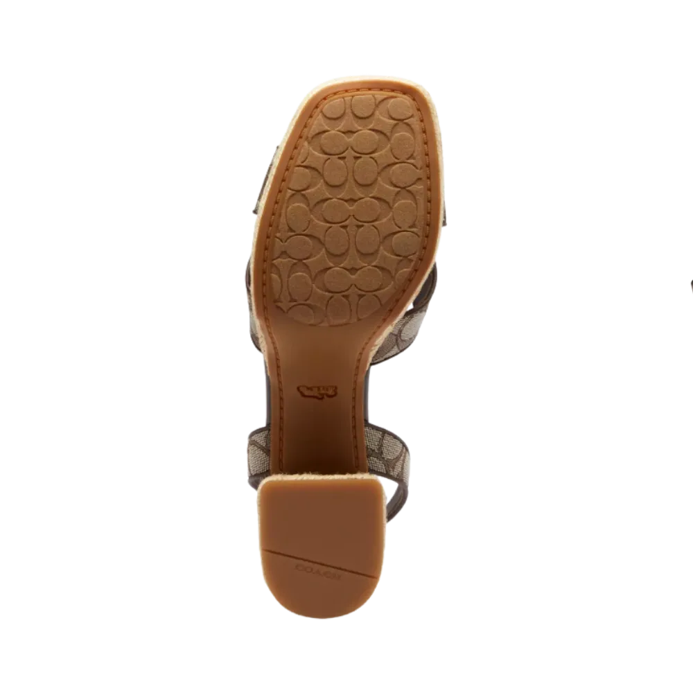 Coach Block In Signature Jacquard Oak