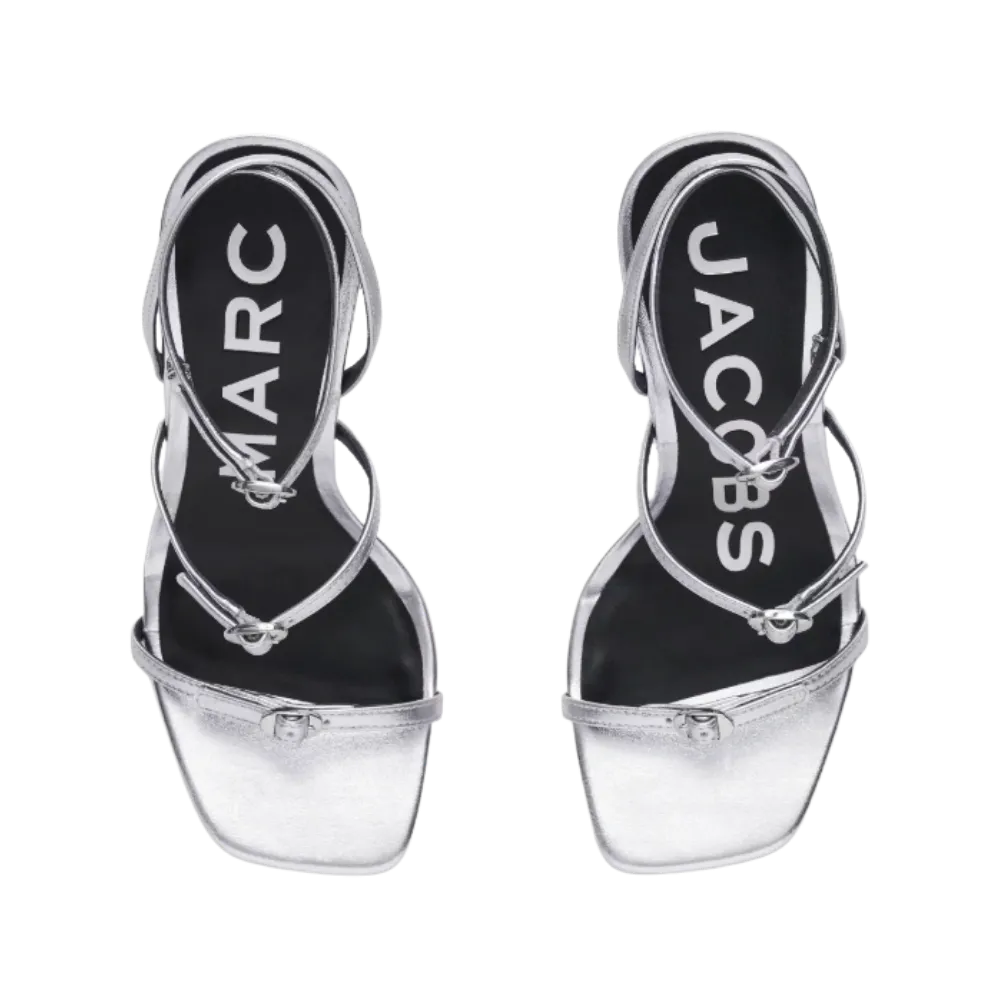 Marc Jacobs The Metallic Leather Daisy Silver