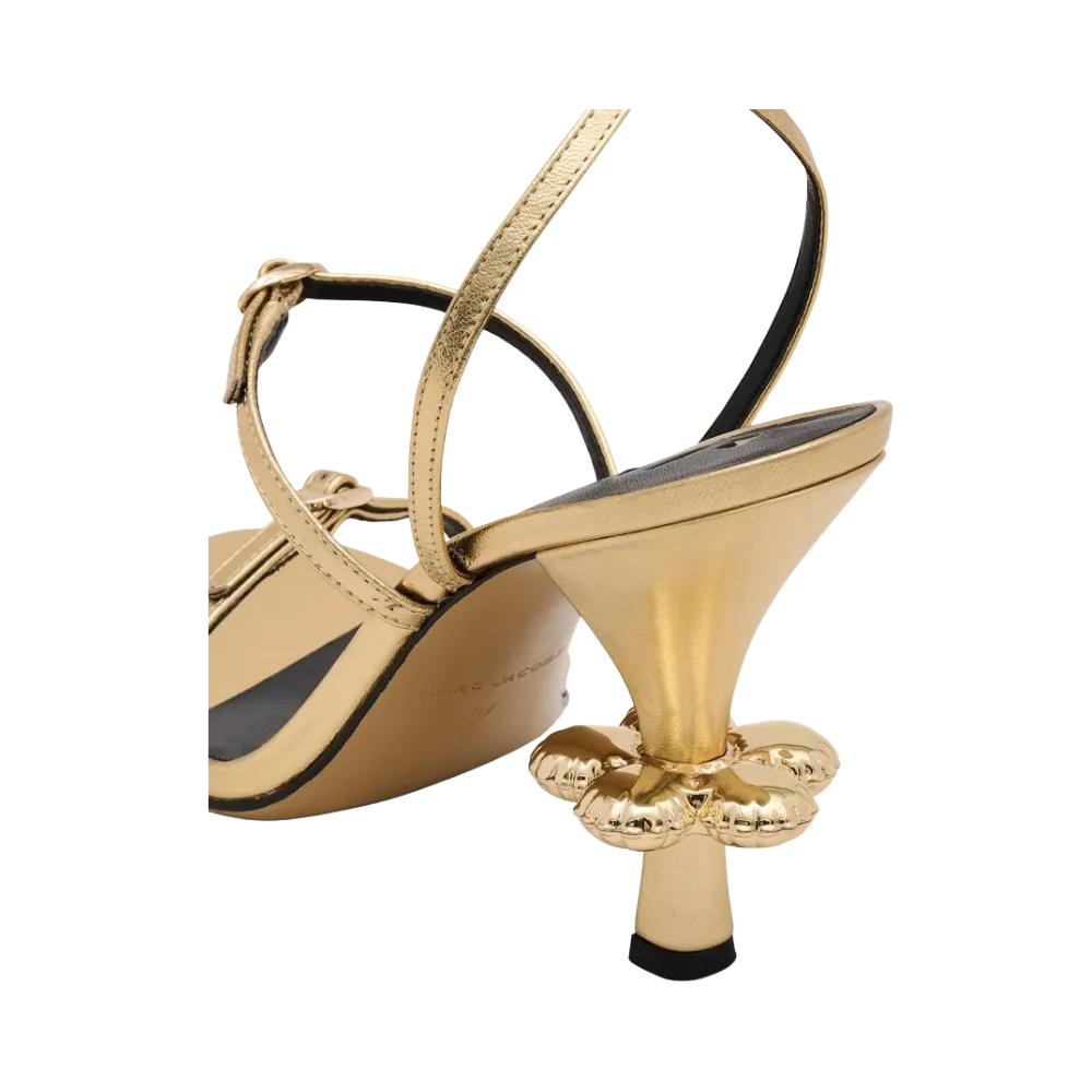Marc Jacobs The Metallic Leather Daisy Gold