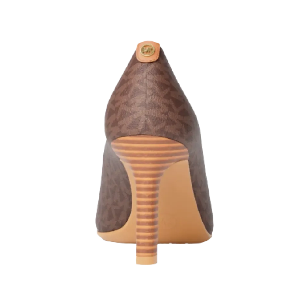 Michael Kors Willa Signature Logo Pump Brown