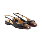 Valentino Valet Du Roi Kid Slingback Ballerina 25mm Black