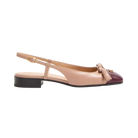 Valentino Valet Du Roi Kid Slingback Ballerina 25mm Rose Cannelle