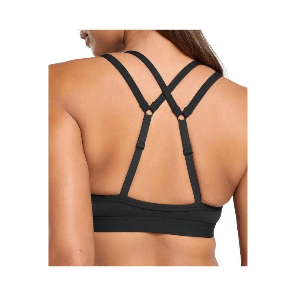 Gymshark Double Up Sports Bra - Light Support Black