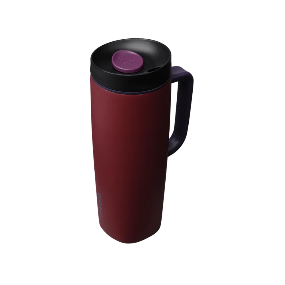 Owala Smoothsip-Slider-With-Handle 24oz "Burgundy Bay"